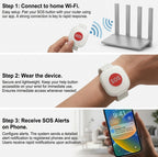 Emergency button bracelet for your loved ones