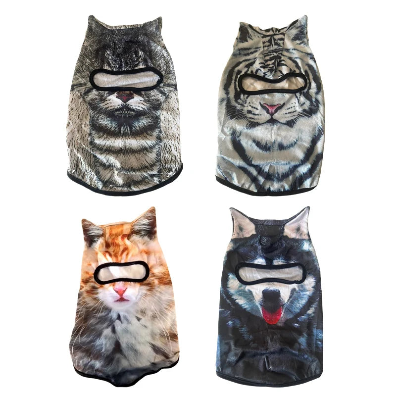 3D Cat Face Balaclava Mask