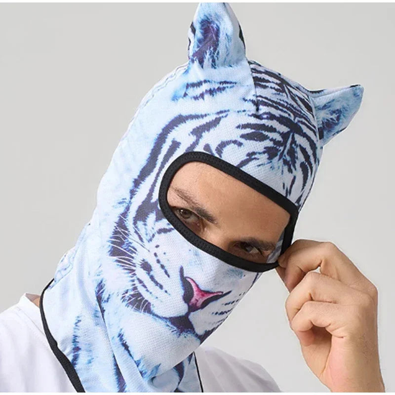 3D Cat Face Balaclava Mask