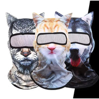 3D Cat Face Balaclava Mask