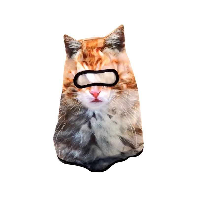 3D Cat Face Balaclava Mask